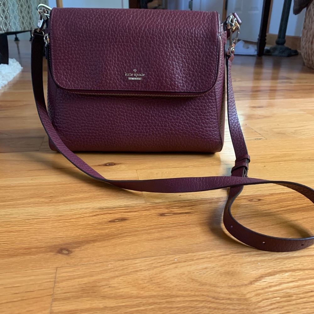 burgundy KATE SPADE brand new purse